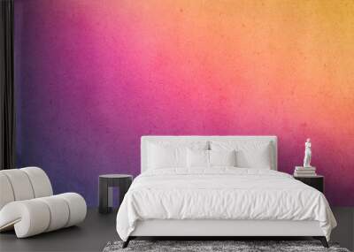 Colorful gradient watercolor paint on old paper with grain smudge dirty texture abstract for Wall mural