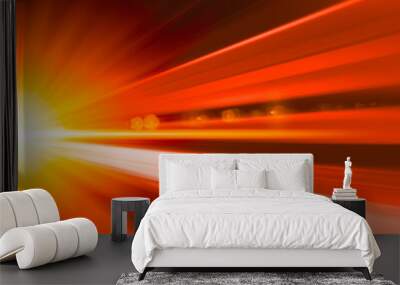 Zoom move fast effect of high speed business concept abstract for background Wall mural