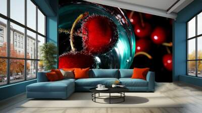 cherry drink Wall mural