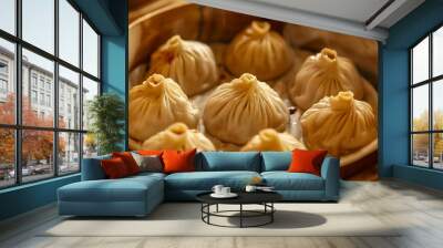 chinese steamed dumplings with rice Wall mural