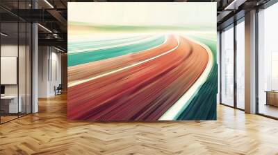 speed motion blur background Wall mural