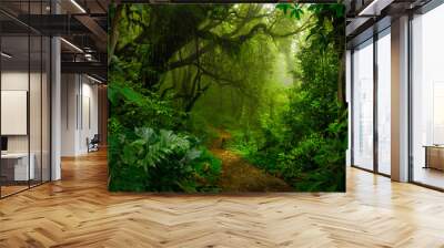 Tropical jungles of Southeast Asia  Wall mural