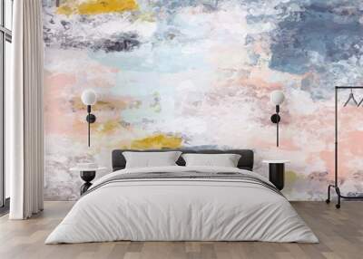 beautiful color matching paint like illustration abstract background Wall mural