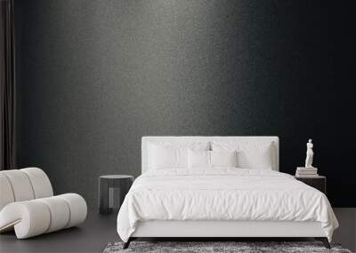 Black and white gradient gray scale with noise texture abstract background Wall mural