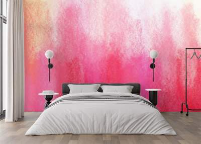 vivid bright color theme with chalk texture illustration background Wall mural