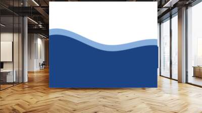 Divider Header for App, Banners or Posters. Set of Template Dividers Shapes for Website. Curve Lines, Drops, Wave Collection of Design Element for Top, Bottom Page Web Site.vector illustration.white b Wall mural