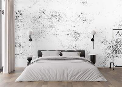 A pale, grungy, black and white texture of an acrylic wash on canvas. Ideal for use as a background texture or for applying an aged or vintage effect to graphics. Wall mural