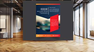 Brochure / Annual Report / Cover design vector Wall mural