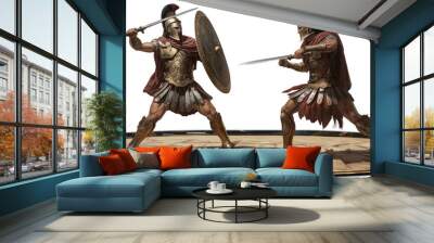 person with sword in hand Wall mural