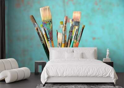 Artist's PAintbrushes Wall mural