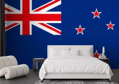 flag of new zealand Wall mural