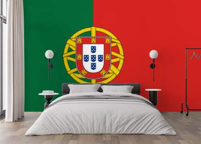 flag of portugal Wall mural