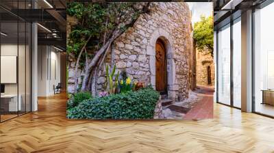 Sightseeing of France. The picturesque medieval city of Eze Village in the South of France along the Mediterranean Sea, France
 Wall mural