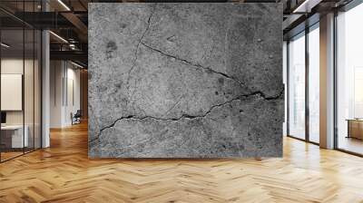 Crack concrete texture surface background. Wall mural