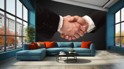 Business handshake Wall mural