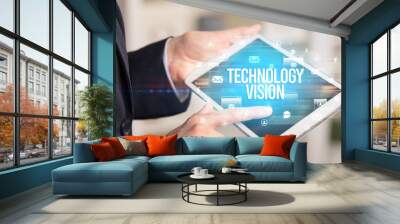 Close-up of a tablet searching modern technology concept Wall mural