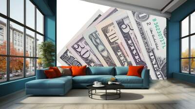 All banknotes dollars Wall mural