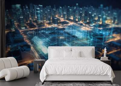 Benefits of 5G networks for businesses Wall mural