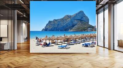 Calpe coast view Wall mural