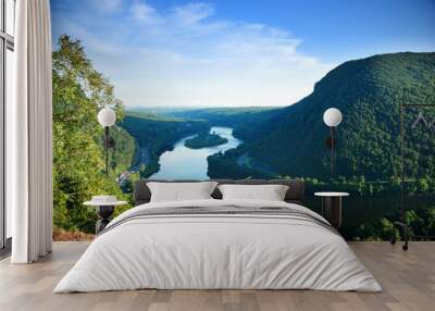 Mountain peak view Wall mural