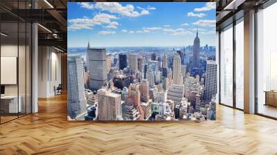 New York City Manhattan panorama Wall mural