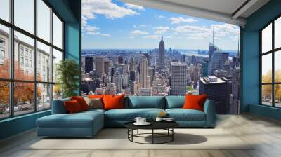 new york city manhattan panorama Wall mural