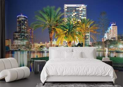 Orlando night scene Wall mural