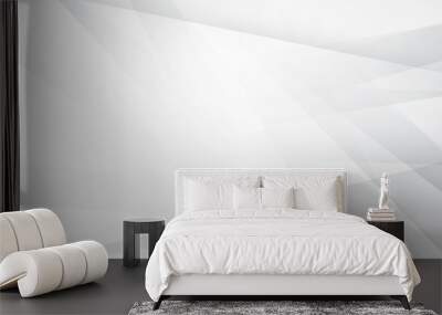 Grey white abstract background modern design copyspace for your text Wall mural