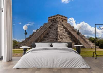 Kukulkan Pyramid, El Castillo, Chichen Itzá Wall mural