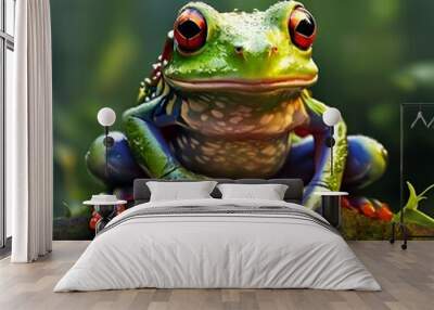 red eyed tree frog Wall mural