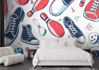  Sports theme. Bowling club Center Game Wall mural