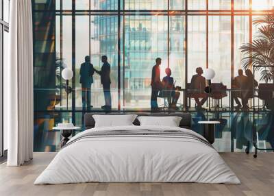 Modern Business Meetings Wall mural