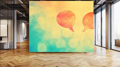 We're looking for people with ideas for a new way to use notes, like a talking bubble. Wall mural