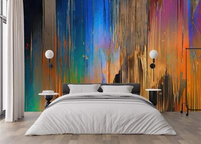 abstract color rainbow background LGBTQIA, ai Wall mural