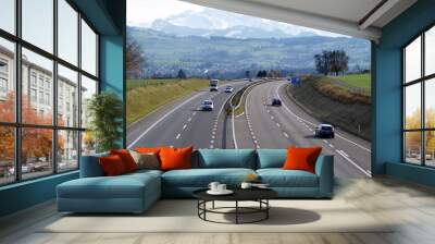 transversale alpine Wall mural