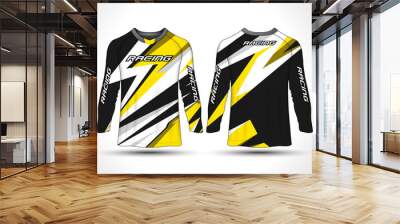 Long sleeve t-shirt sport motorcycle jersey Wall mural