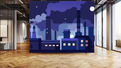 night city landscape Wall mural