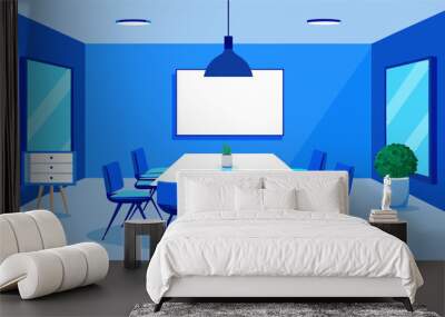 room with chairs and table Wall mural