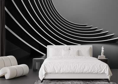 Abstract Architecture Background. Minimal Graphic Design Wall mural