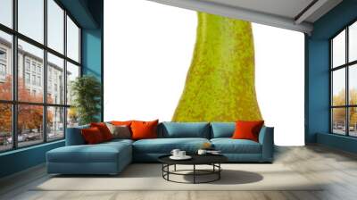 Pear on white background Wall mural