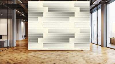 Seamless Line Wallpaper. Decorative Minimal Pattern Wall mural