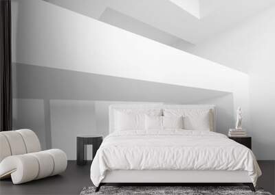 White Architecture Construction Wall mural