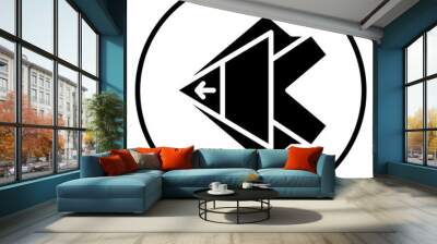 arrow Wall mural