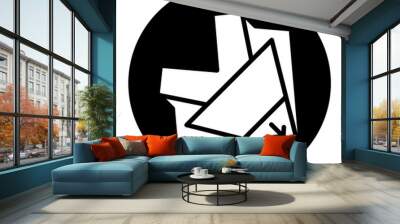 arrow Wall mural