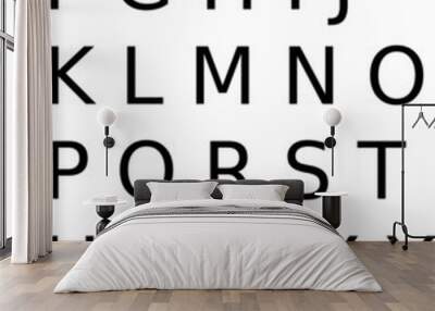 Schrift Wall mural