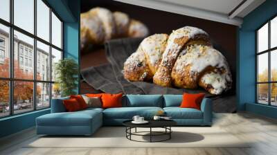 Traditional St. Martin's croissant, Polish Wall mural