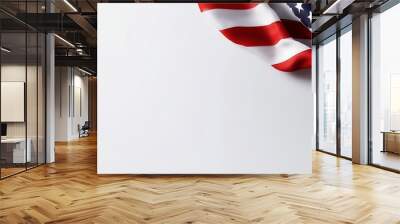 A background with an American flag  Wall mural