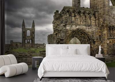 st andrews cathedral ruins Wall mural