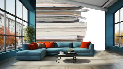 stack of magazines Wall mural