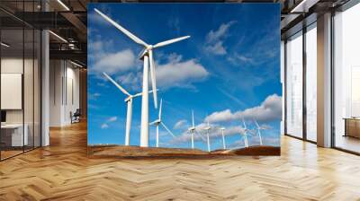 wind turbines farm Wall mural